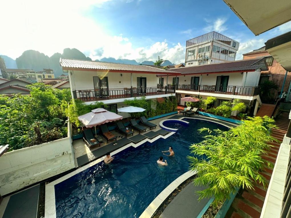 Confetti Garden Resort Vang Vieng Exterior foto